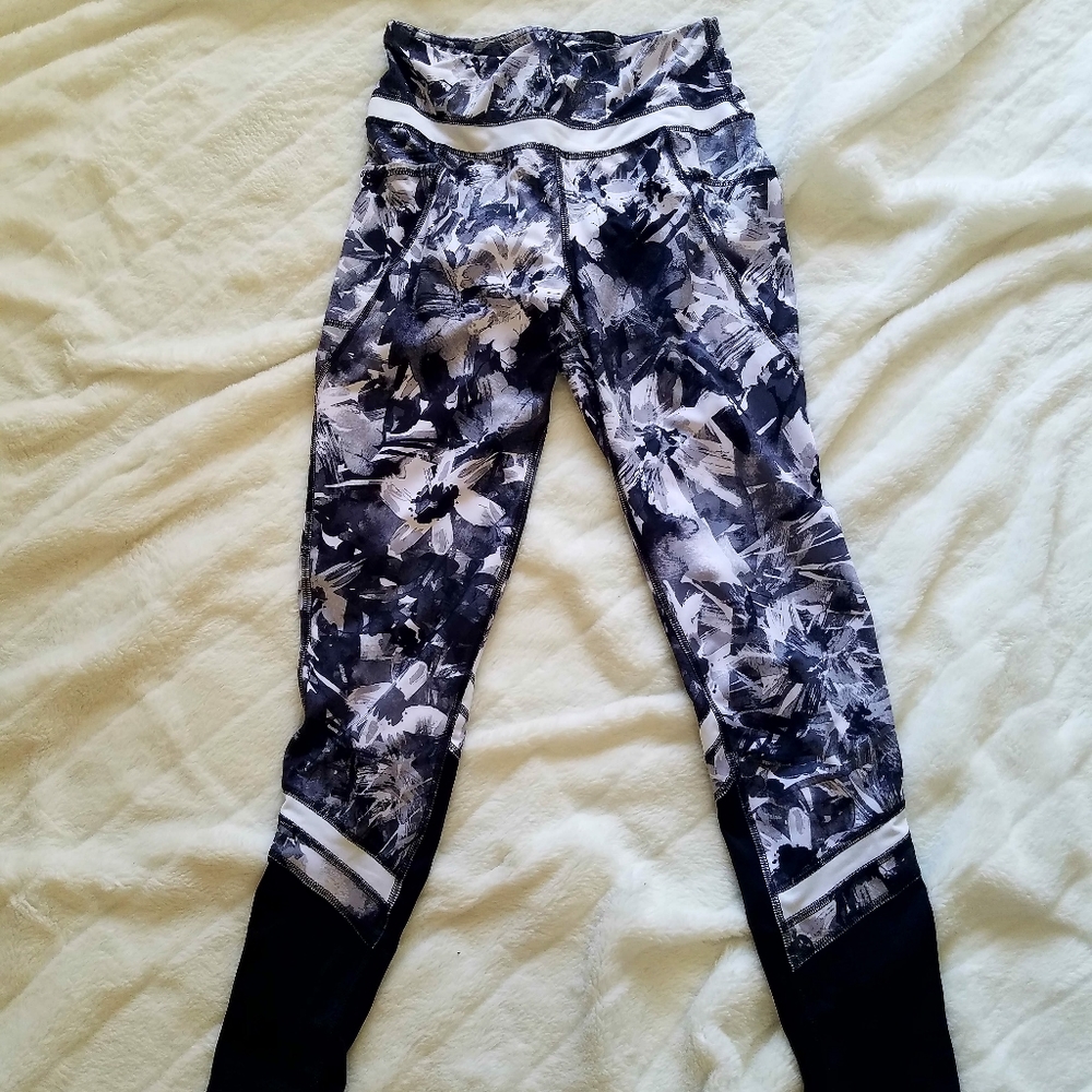 Fun and Floral yoga pants